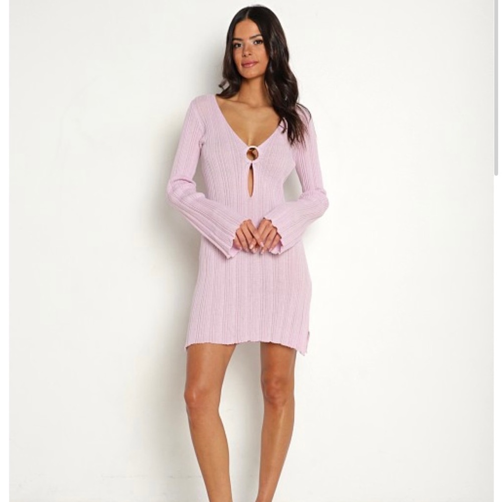 L Space pink cover up